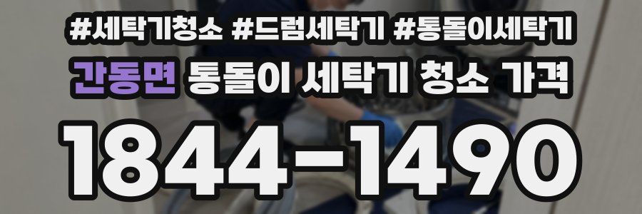 간동면 통돌이 세탁기 청소 가격