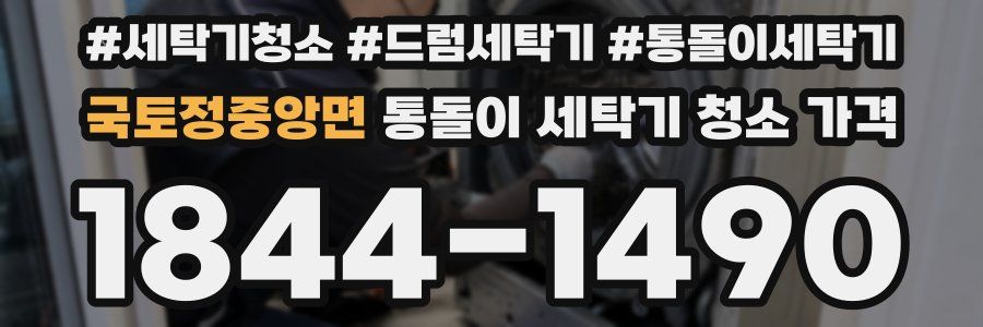 국토정중앙면 통돌이 세탁기 청소 가격