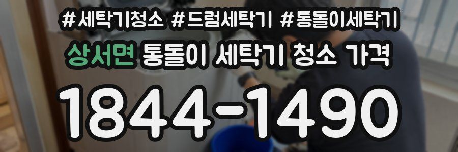 상서면 통돌이 세탁기 청소 가격