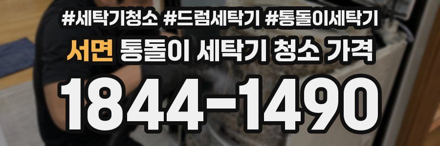 서면 통돌이 세탁기 청소 가격