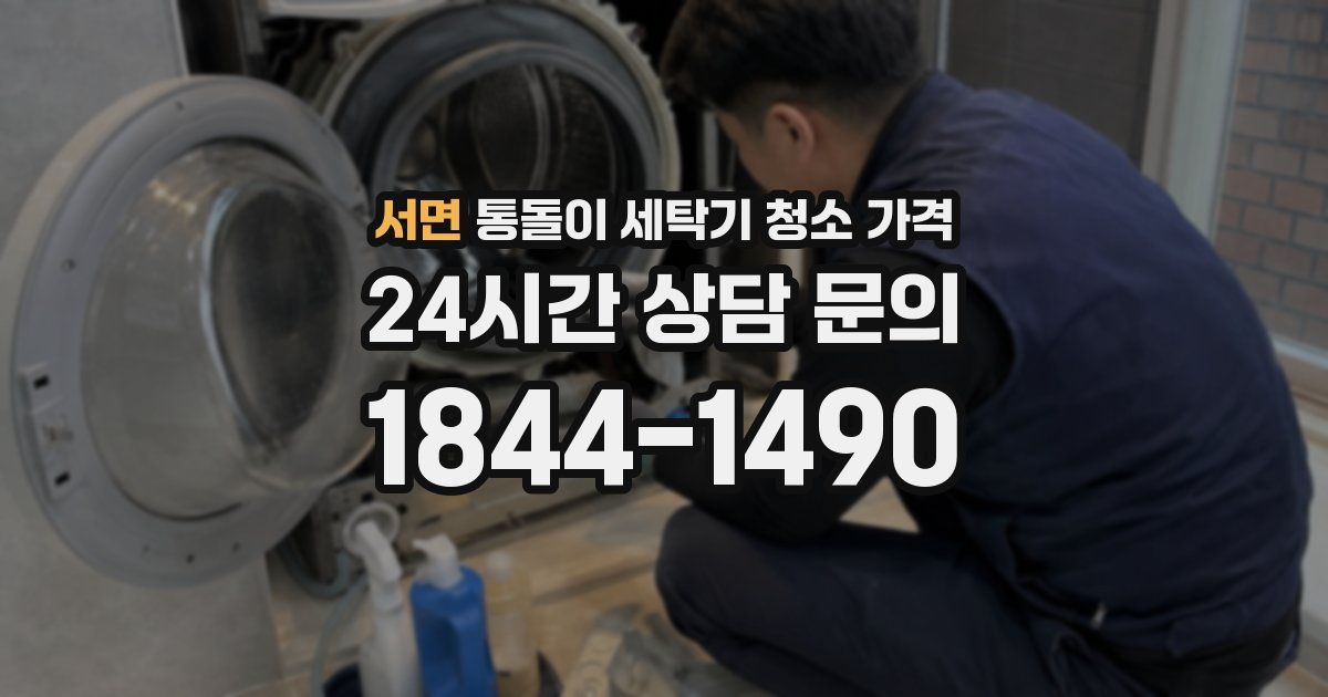 서면 통돌이 세탁기 청소 가격