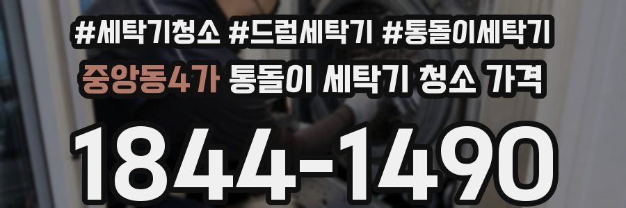 중앙동4가 통돌이 세탁기 청소 가격