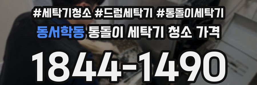 동서학동 통돌이 세탁기 청소 가격