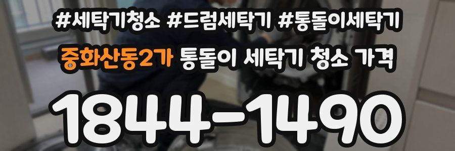 중화산동2가 통돌이 세탁기 청소 가격