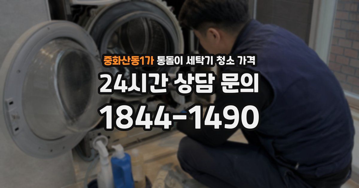 중화산동1가 통돌이 세탁기 청소 가격