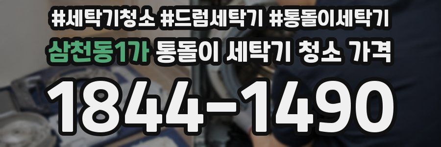 삼천동1가 통돌이 세탁기 청소 가격