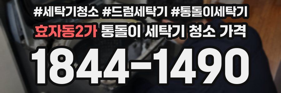 효자동2가 통돌이 세탁기 청소 가격
