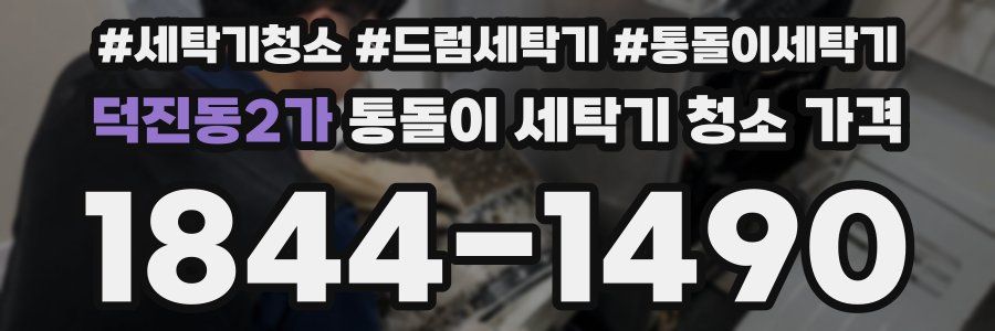 덕진동2가 통돌이 세탁기 청소 가격