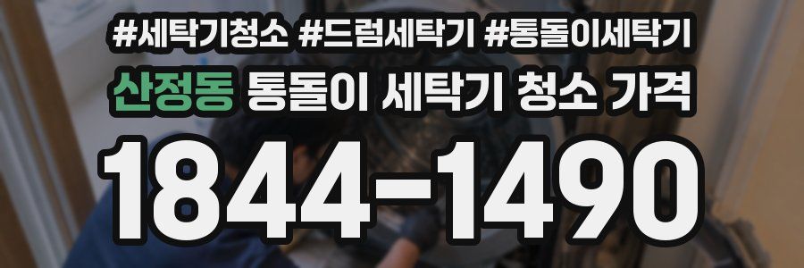 산정동 통돌이 세탁기 청소 가격