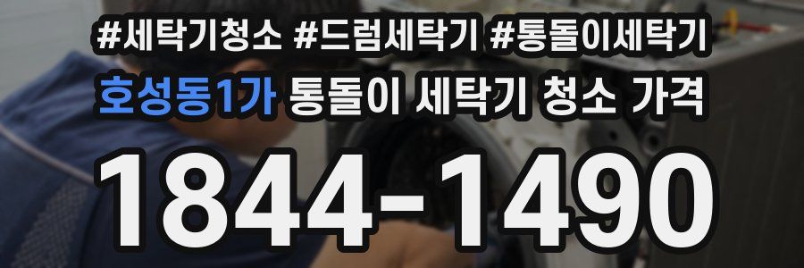 호성동1가 통돌이 세탁기 청소 가격