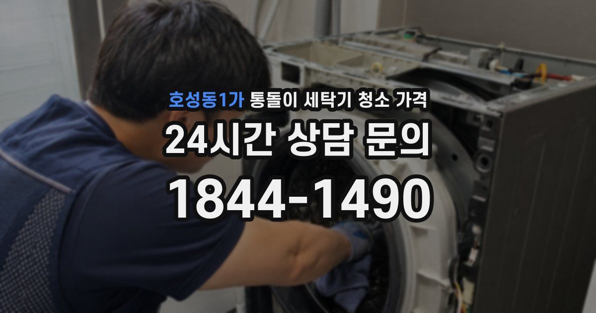 호성동1가 통돌이 세탁기 청소 가격