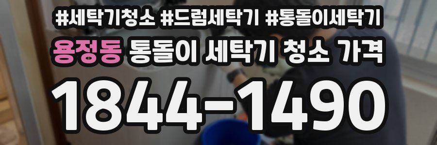 용정동 통돌이 세탁기 청소 가격