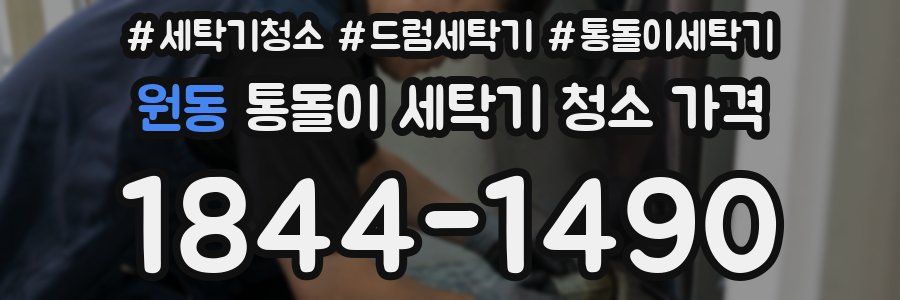 원동 통돌이 세탁기 청소 가격