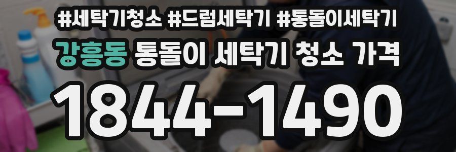 강흥동 통돌이 세탁기 청소 가격