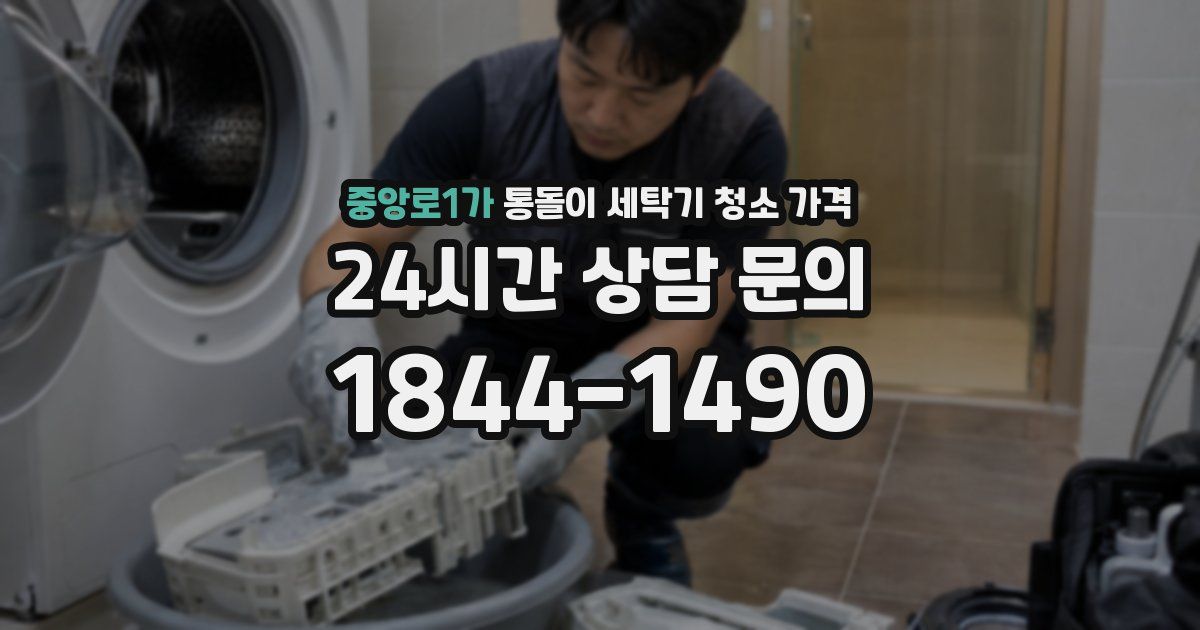 중앙로1가 통돌이 세탁기 청소 가격