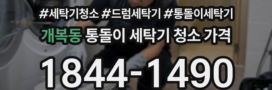 개복동 통돌이 세탁기 청소 가격