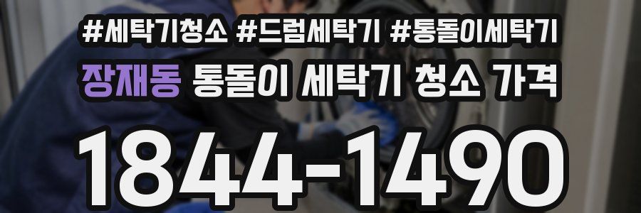 장재동 통돌이 세탁기 청소 가격