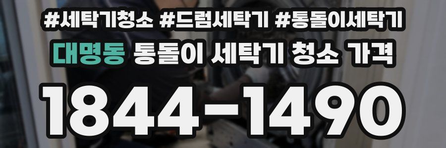 대명동 통돌이 세탁기 청소 가격