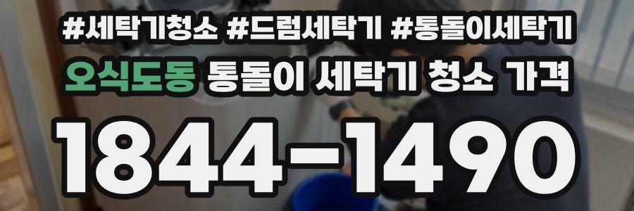 오식도동 통돌이 세탁기 청소 가격