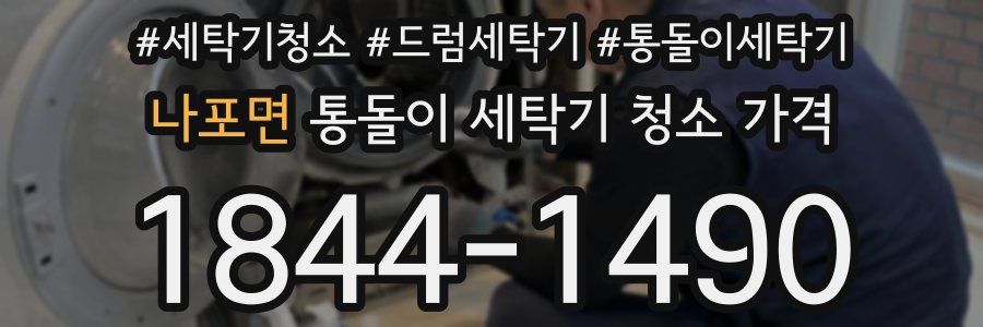 나포면 통돌이 세탁기 청소 가격