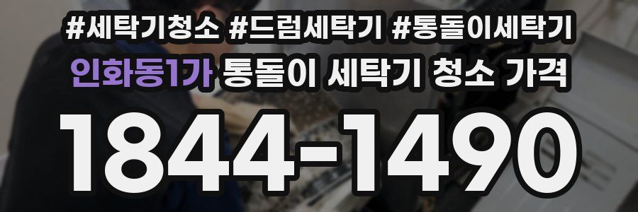 인화동1가 통돌이 세탁기 청소 가격