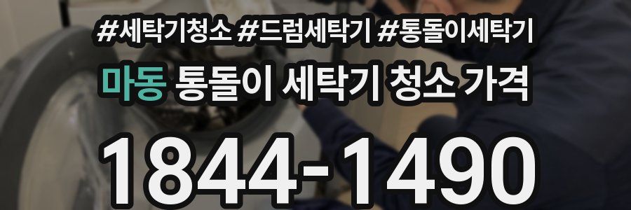 마동 통돌이 세탁기 청소 가격