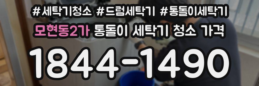 모현동2가 통돌이 세탁기 청소 가격
