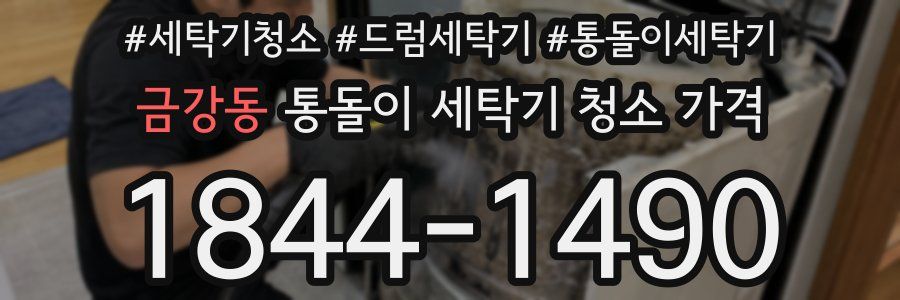 금강동 통돌이 세탁기 청소 가격