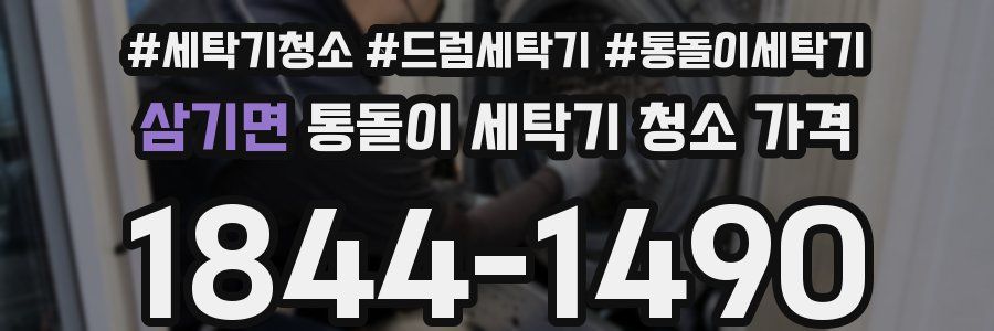 삼기면 통돌이 세탁기 청소 가격