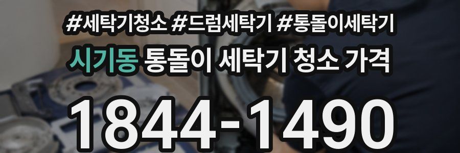 시기동 통돌이 세탁기 청소 가격