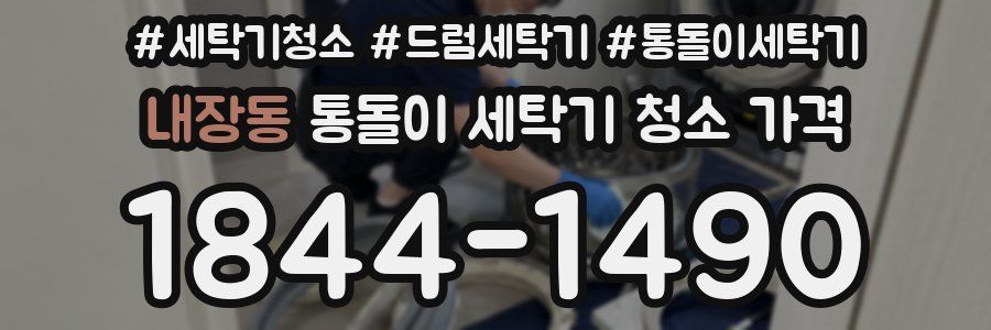 내장동 통돌이 세탁기 청소 가격