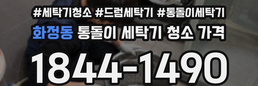 화정동 통돌이 세탁기 청소 가격