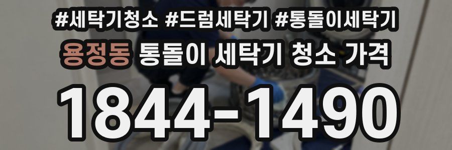 용정동 통돌이 세탁기 청소 가격
