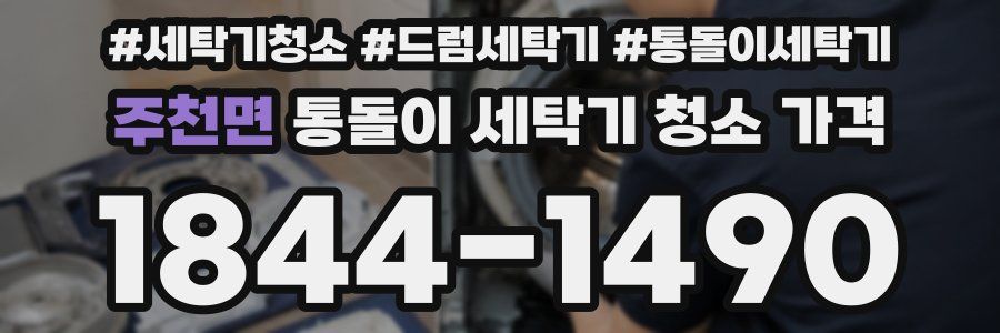 주천면 통돌이 세탁기 청소 가격