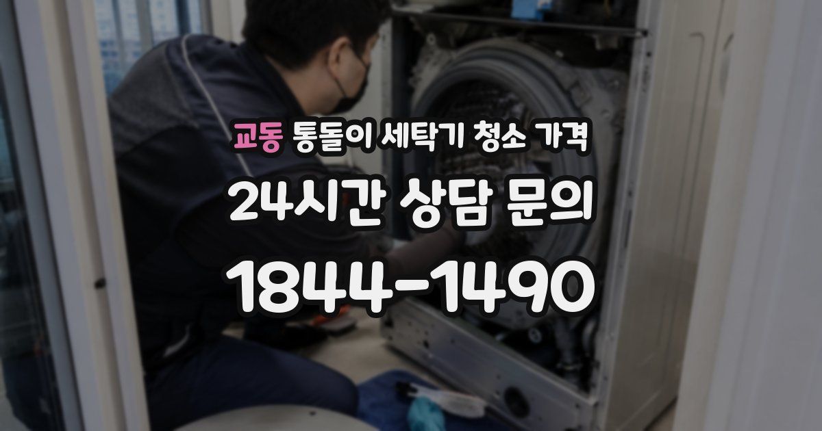 교동 통돌이 세탁기 청소 가격