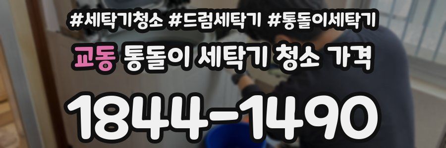 교동 통돌이 세탁기 청소 가격