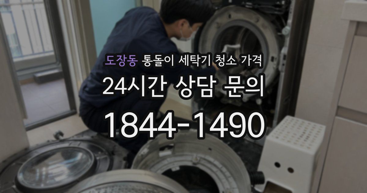 도장동 통돌이 세탁기 청소 가격