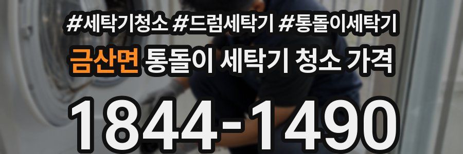 금산면 통돌이 세탁기 청소 가격