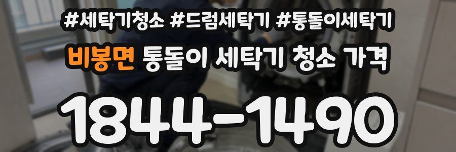 비봉면 통돌이 세탁기 청소 가격
