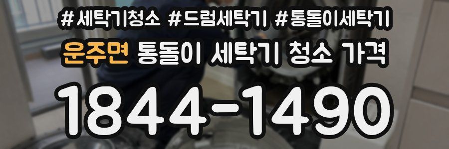 운주면 통돌이 세탁기 청소 가격