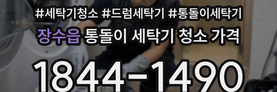 장수읍 통돌이 세탁기 청소 가격