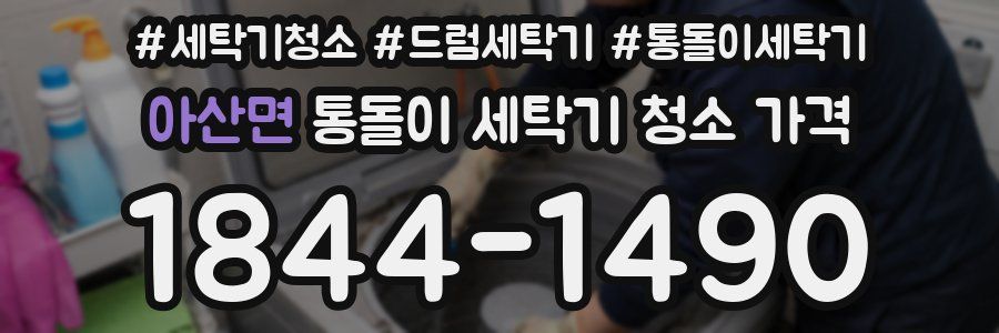 아산면 통돌이 세탁기 청소 가격