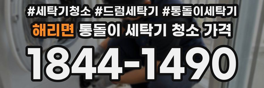 해리면 통돌이 세탁기 청소 가격