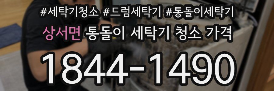 상서면 통돌이 세탁기 청소 가격