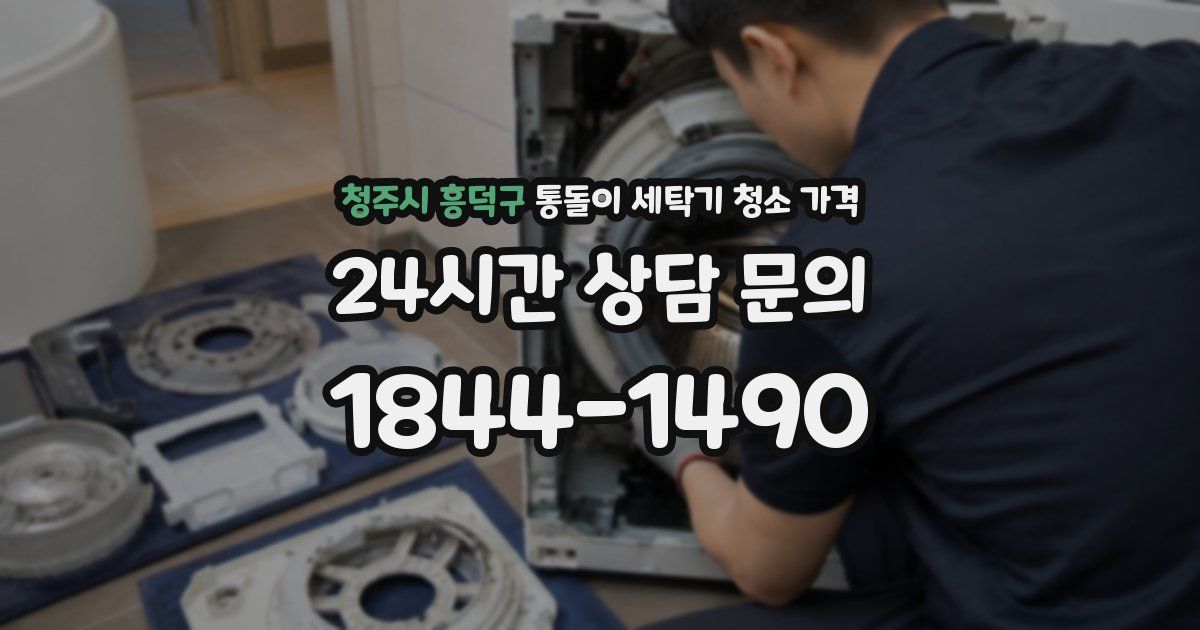 청주시 흥덕구 통돌이 세탁기 청소 가격