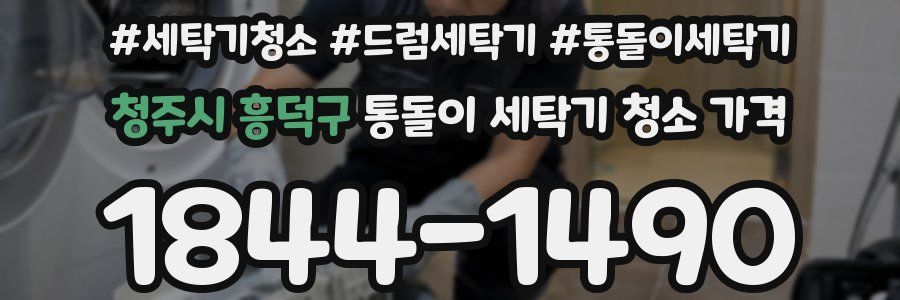 청주시 흥덕구 통돌이 세탁기 청소 가격