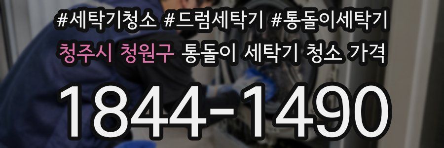 청주시 청원구 통돌이 세탁기 청소 가격