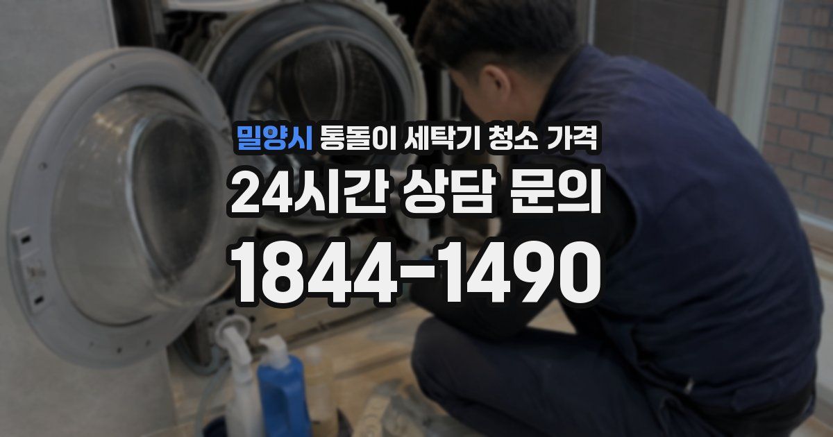밀양시 통돌이 세탁기 청소 가격