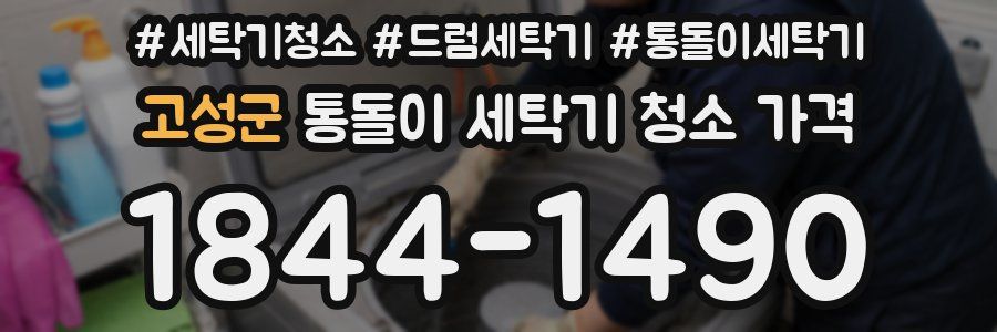 고성군 통돌이 세탁기 청소 가격