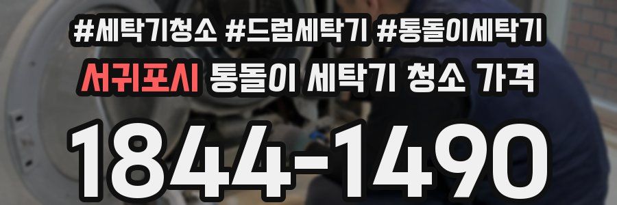 서귀포시 통돌이 세탁기 청소 가격
